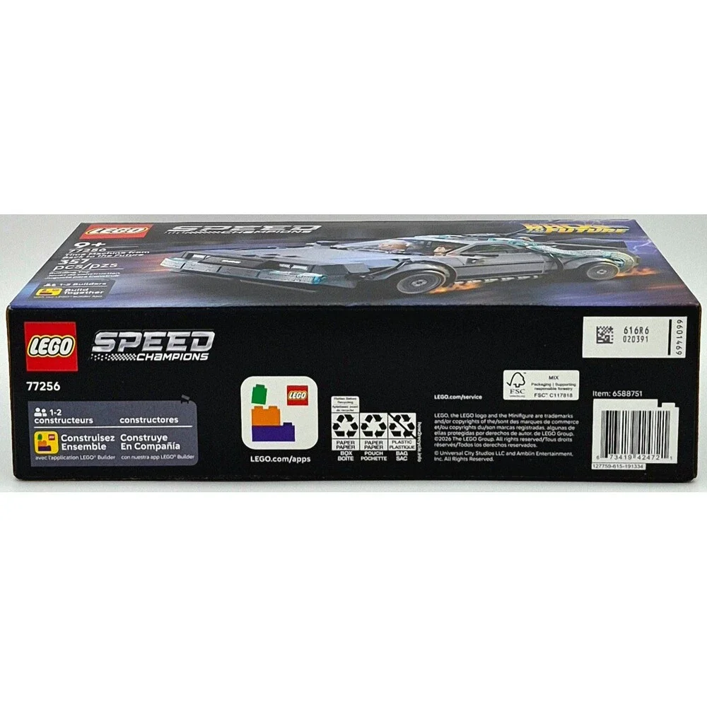 LEGO Speed Champions 77256 Back to the Future Time Machine NEW Sealed